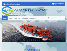Tablet Screenshot of fastshipping.org